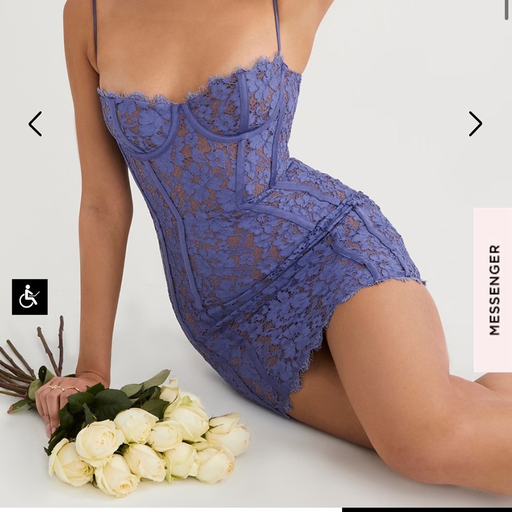House of CB Lala Lace Mini Dress